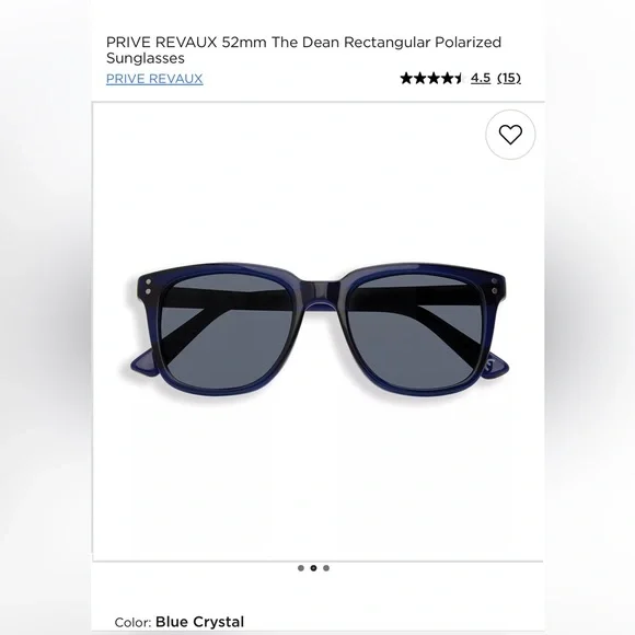 Ladies/unisex sunglasses by Prive Reaux NWT with case and cleaning cloth - Picture 14 of 15